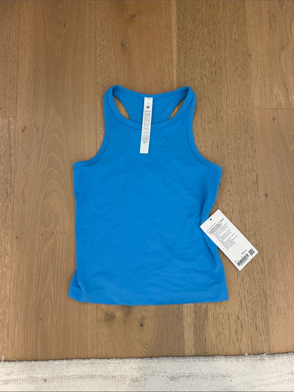 Lululemon align waist racerback Bright Blue Tank Top